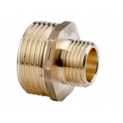 Nypel redukcyjny mosiężny GZxGZ 2" x 6/4"